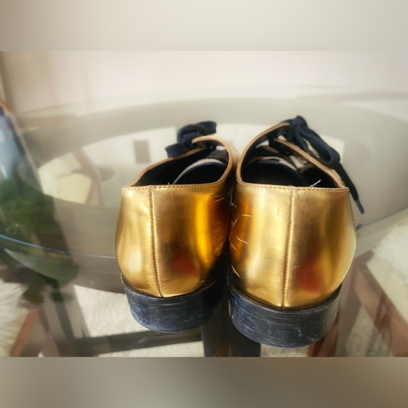 Marni Gold & Leopard Print Oxfords  🌟🐆 - Picture 7 of 9